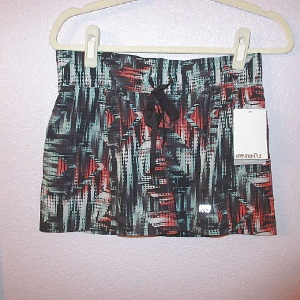 Marika Womens Skort Size S Pockets Stretch Skirt Pickleball Golf Gym Tennis NWT